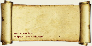 Hana Ćosić vizit kartica